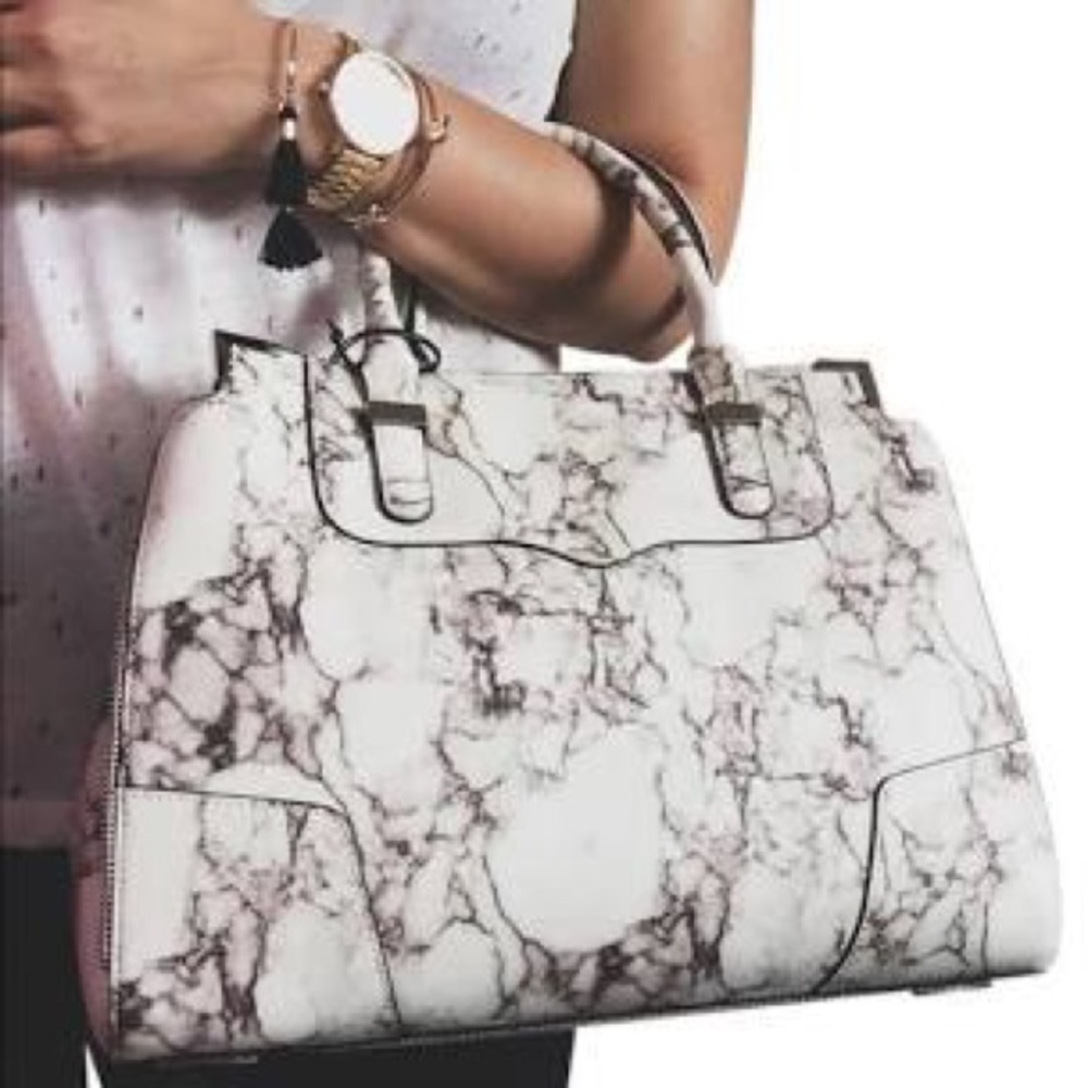 Rebecca Minkoff marble pattern leather purse